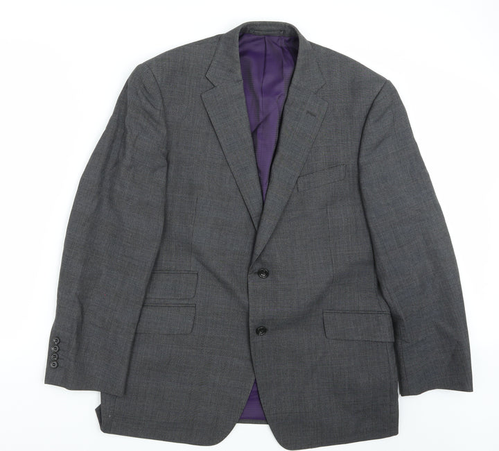 Marks and Spencer Mens Grey   Jacket Suit Jacket Size 42