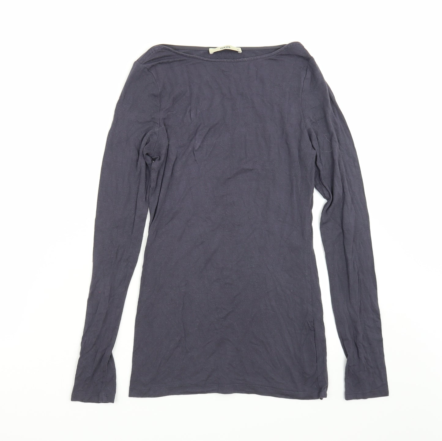 Oasis Womens Grey   Basic T-Shirt Size XS