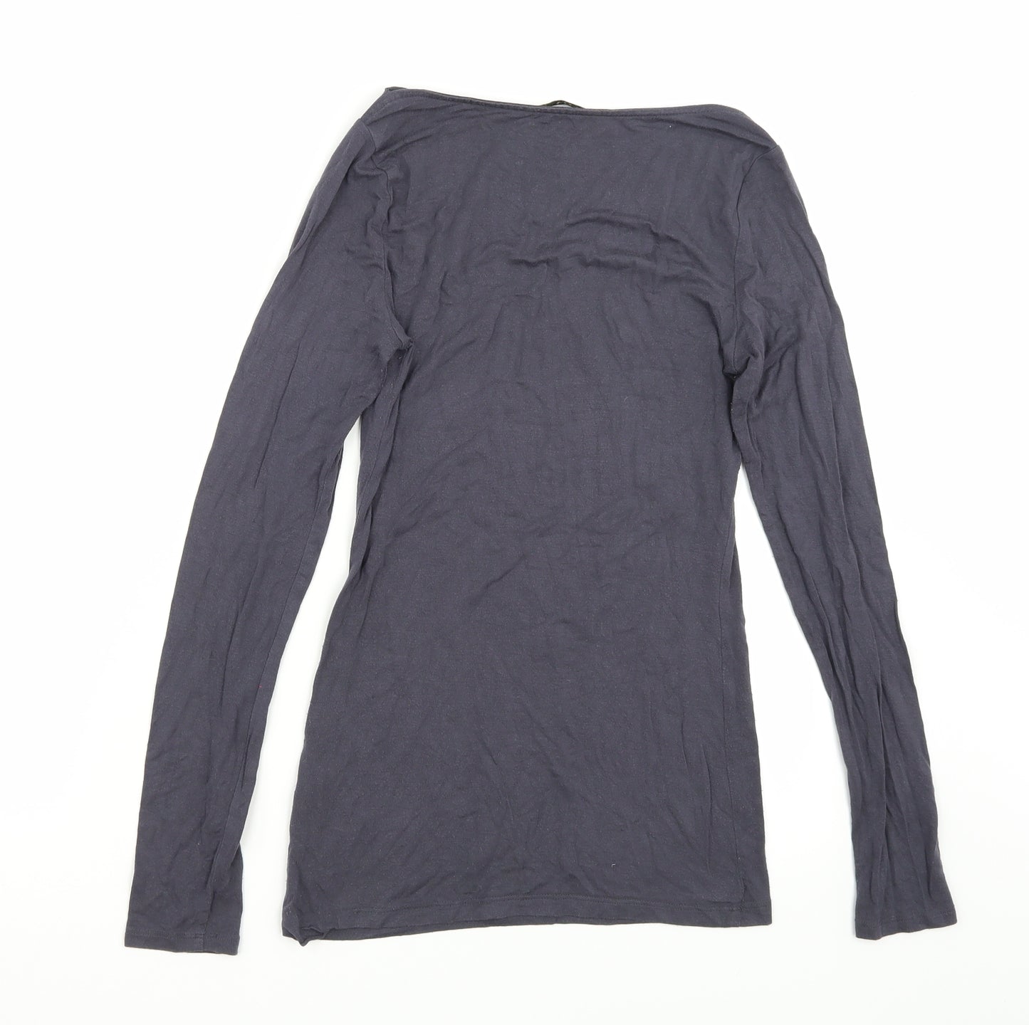 Oasis Womens Grey   Basic T-Shirt Size XS