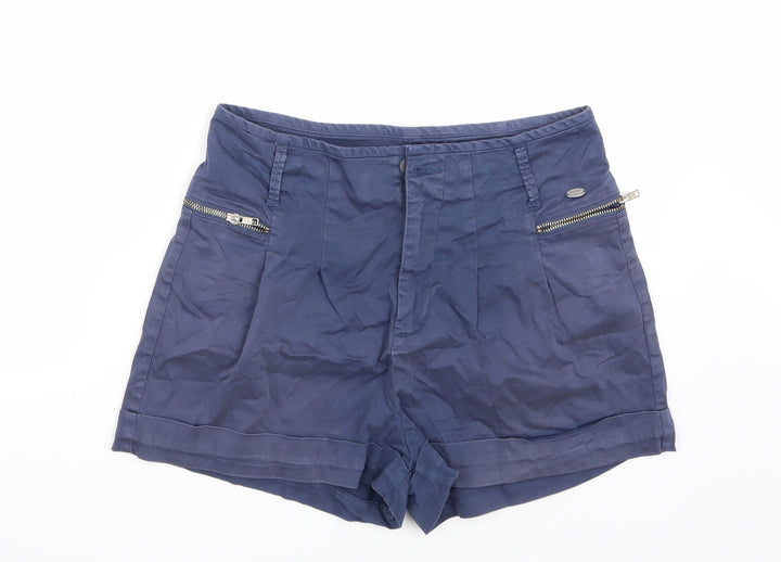 DDP Womens Blue Bermuda Shorts Size 30