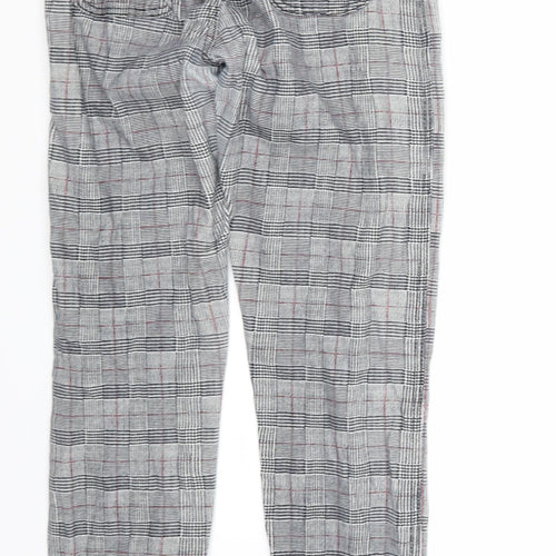 Preworn Womens Grey   Trousers  Size 8 L28 in