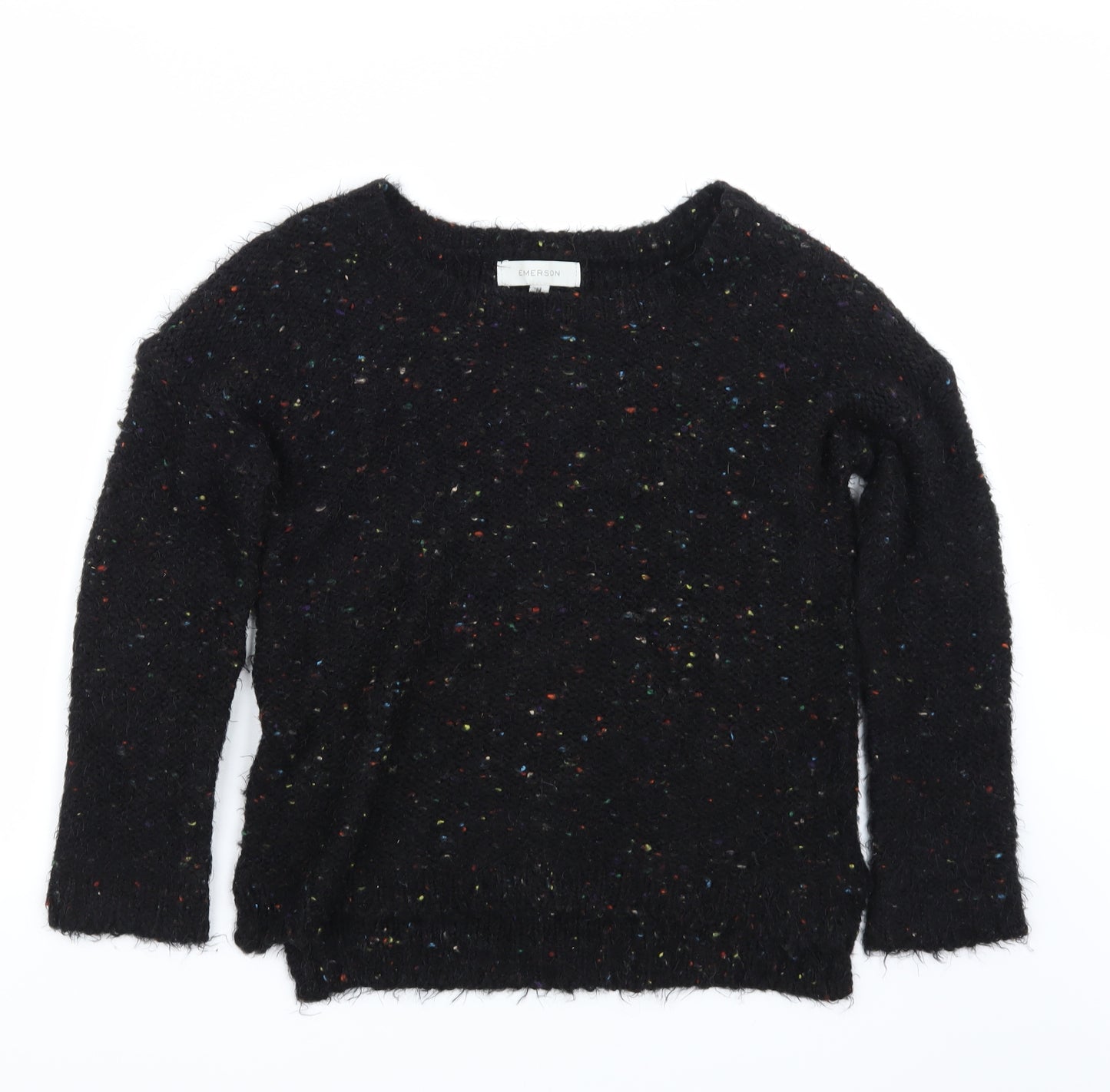 Emerson Womens Black   Pullover Jumper Size M