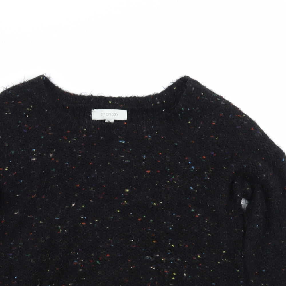 Emerson Womens Black   Pullover Jumper Size M