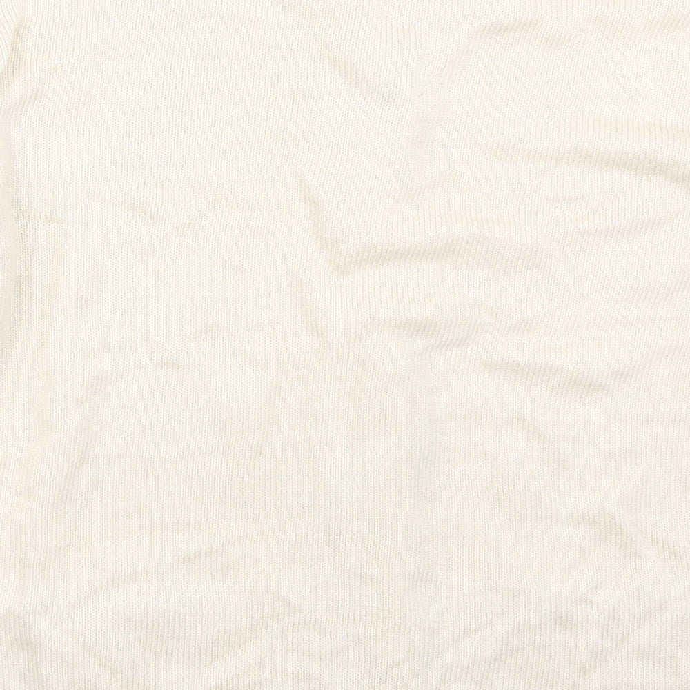 Dul Womens Beige   Cardigan Jumper Size M