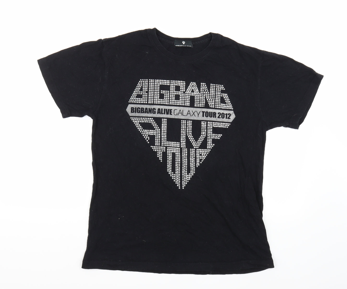 Big bang Alive Womens Black   Basic T-Shirt Size M