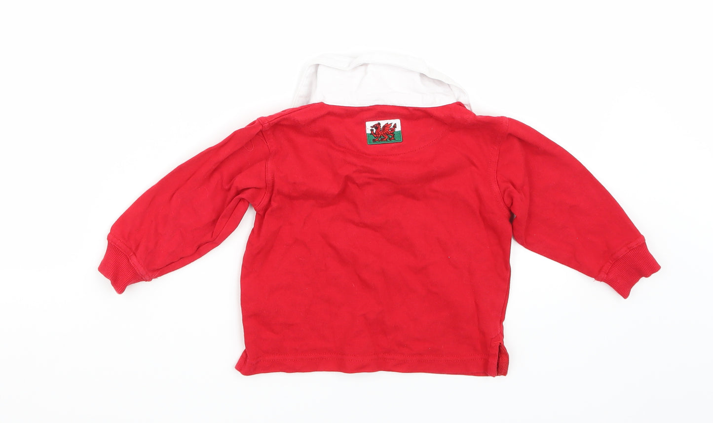 Manav Baby Red   Basic T-Shirt Size 6-9 Months