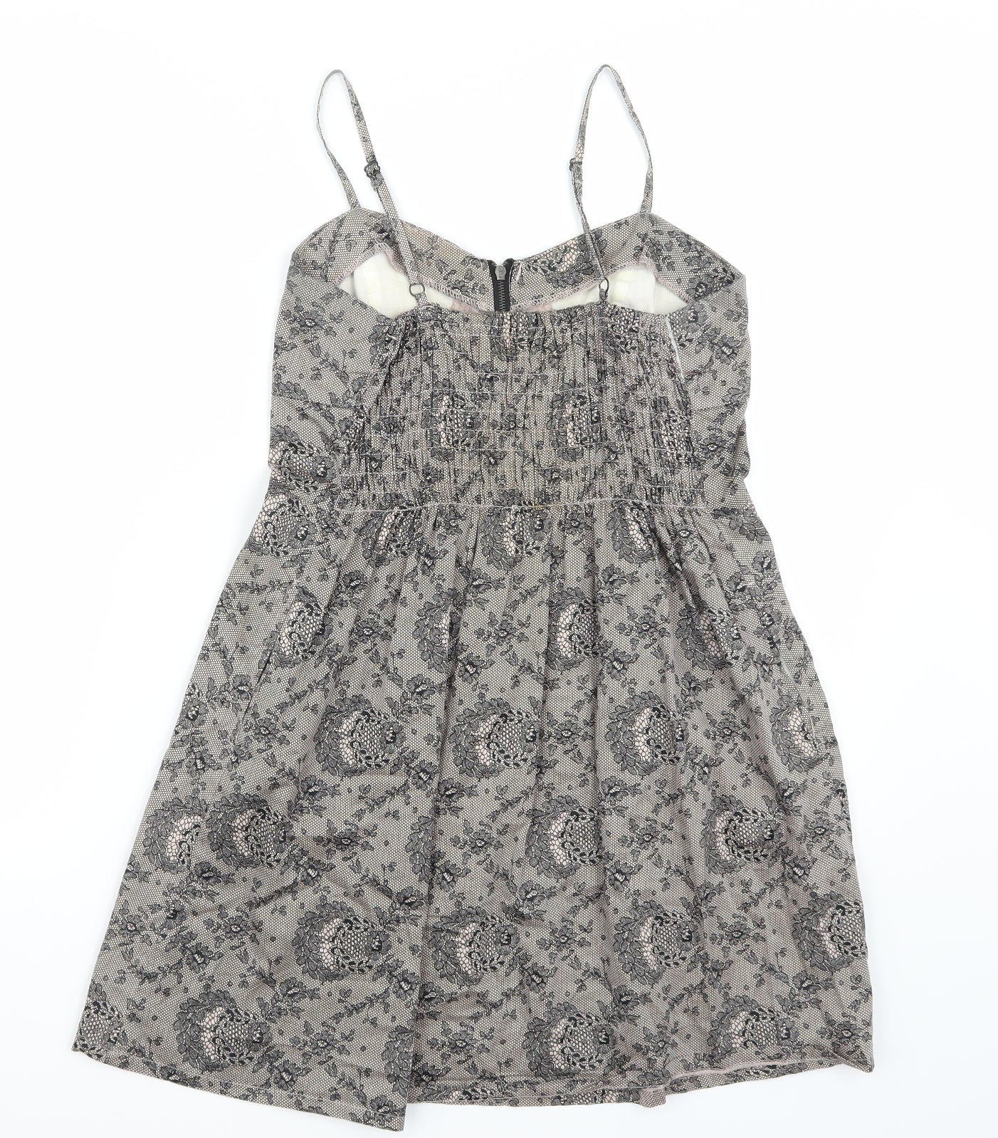 Etam Womens Black  Rayon A-Line  Size 10
