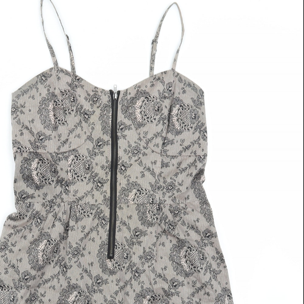 Etam Womens Black  Rayon A-Line  Size 10