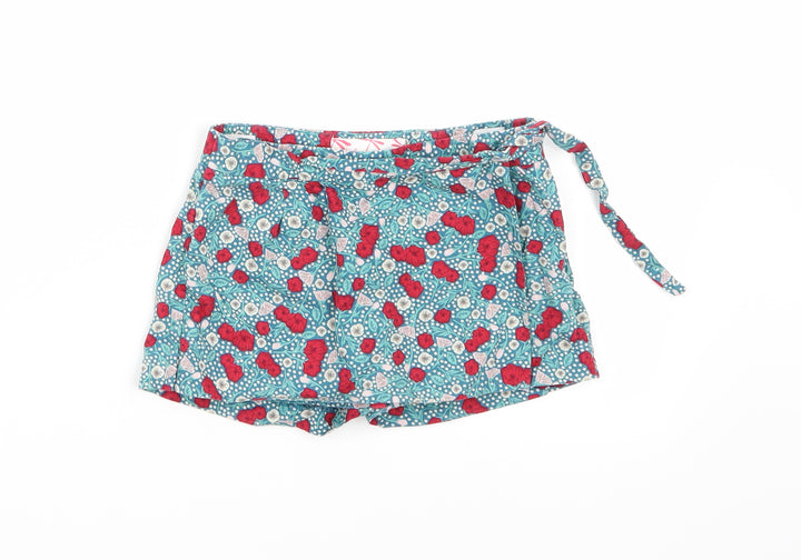 Palomino Girls Green Floral  Bermuda Shorts Size 6 Years