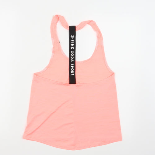 Pink Soda Sport Womens Pink   Basic T-Shirt Size 6