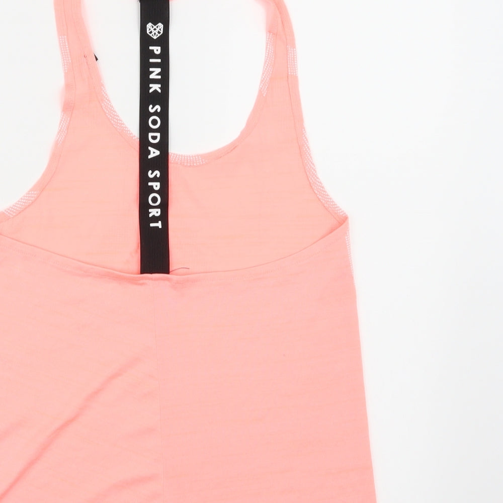 Pink Soda Sport Womens Pink   Basic T-Shirt Size 6