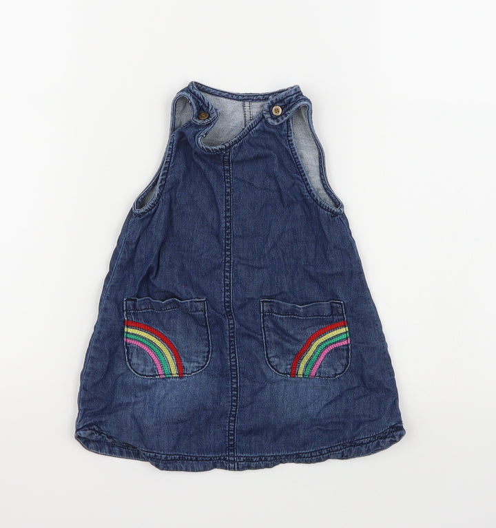 Mini Club Girls Blue A-Line Size 9-12 Months