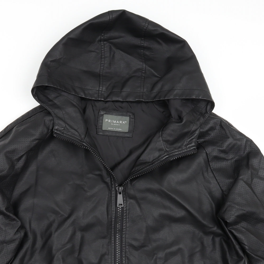 Primark Womens Black   Jacket Coat Size XL