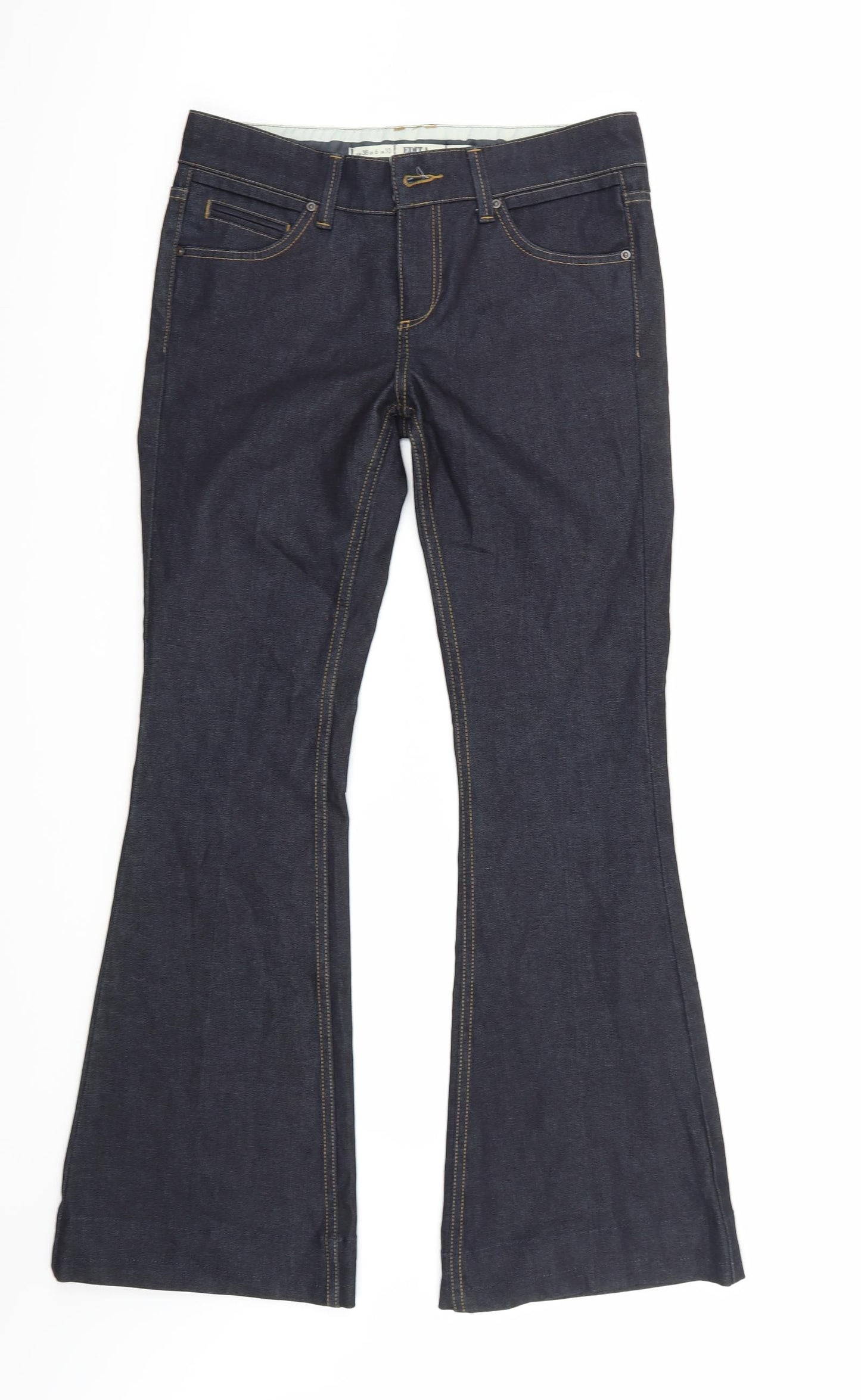 Edita Womens Blue   Flared Jeans Size 10 L31 in