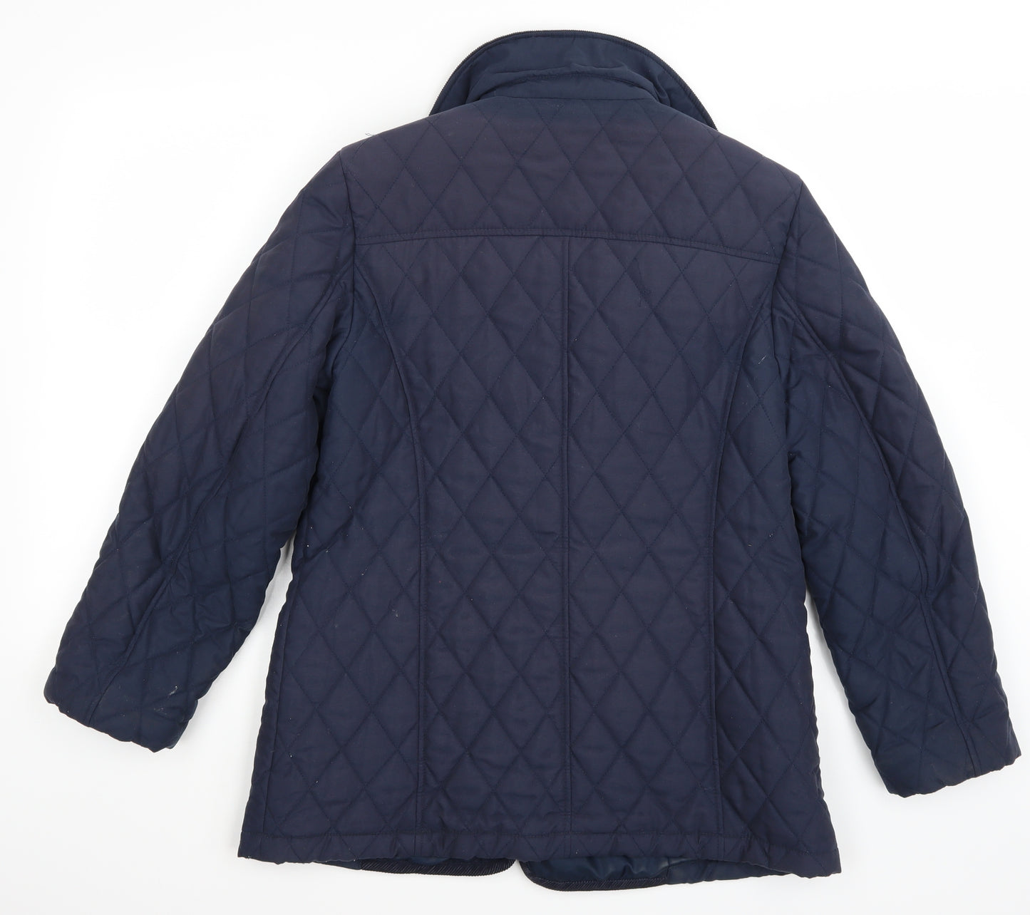 Marks and Spencer Womens Blue  Rayon Jacket Coat Size 10