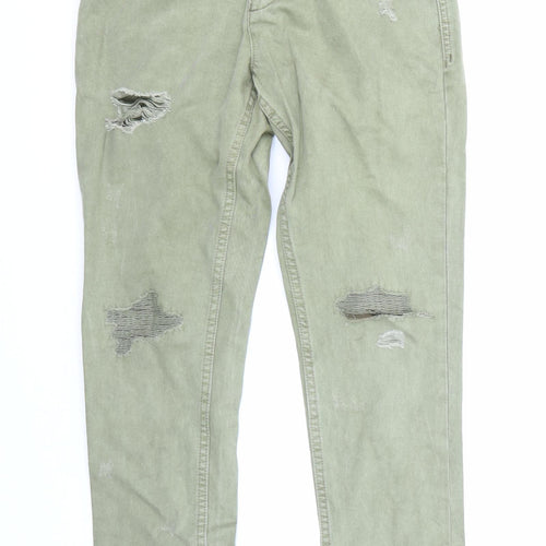 NEXT Boys Green  Denim Straight Jeans Size 12 Years