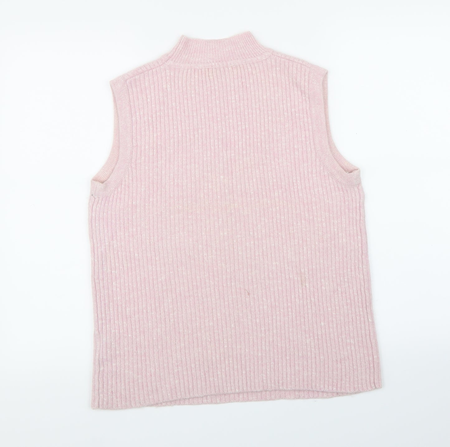 Fabrizio Womens Pink  Knit Basic Tank Size S