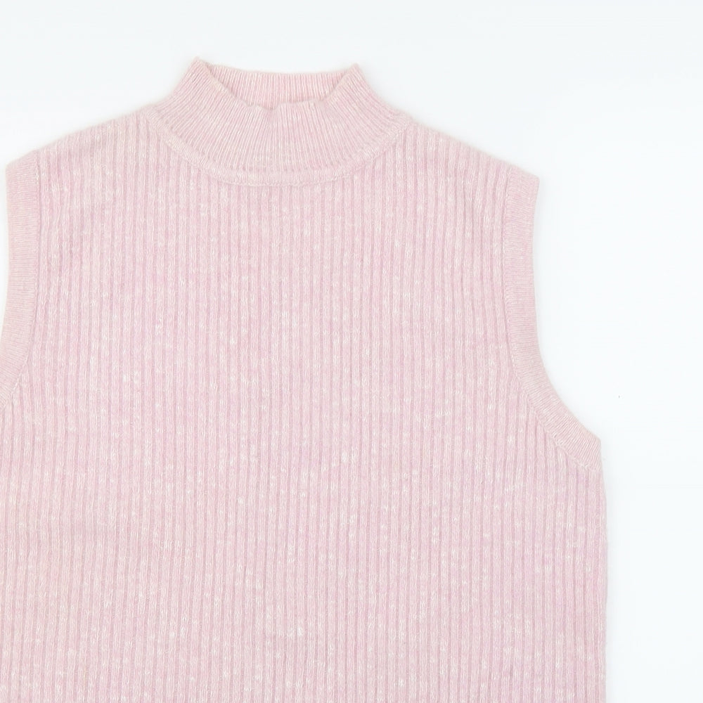 Fabrizio Womens Pink  Knit Basic Tank Size S