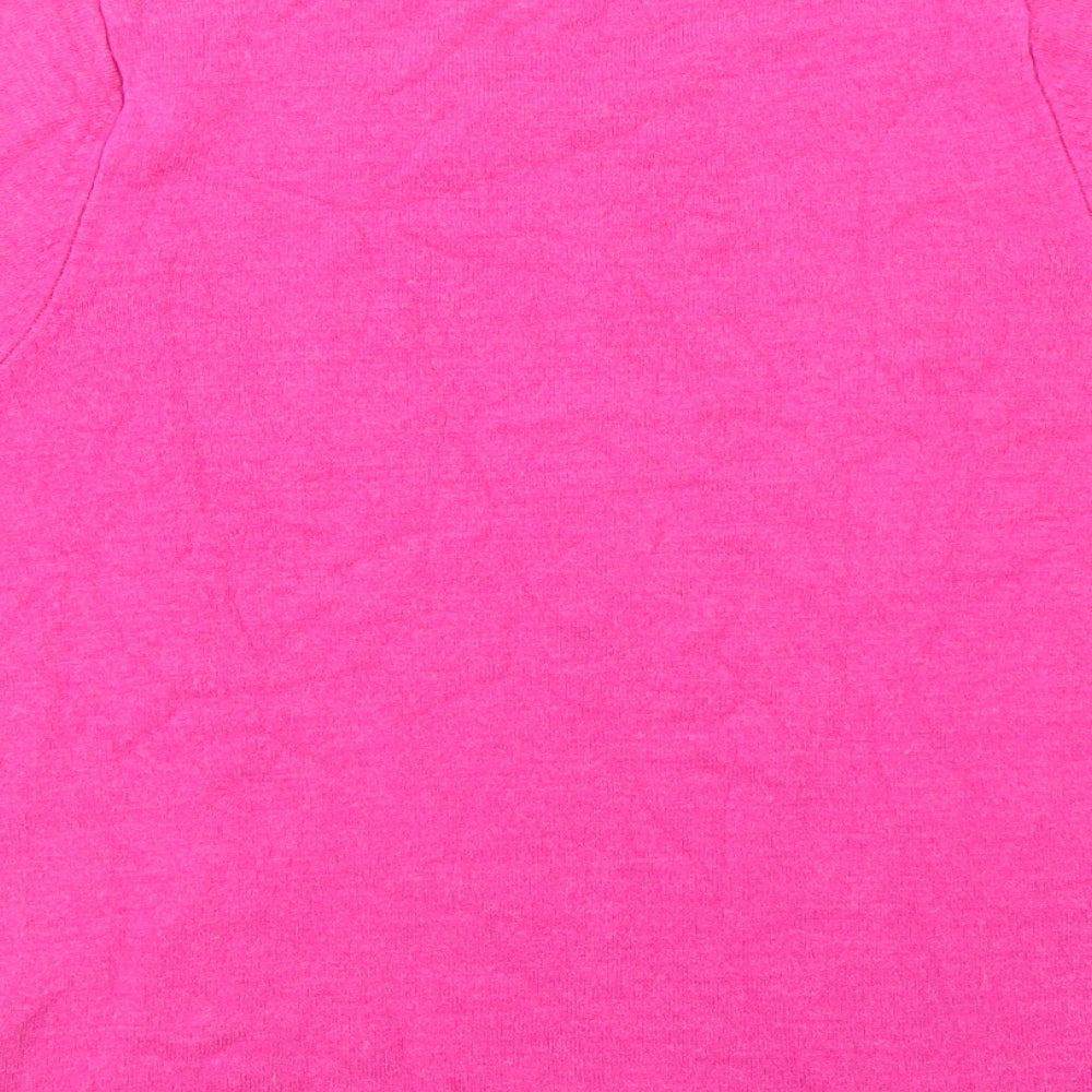 Marks and Spencer Womens Pink  Knit Pullover Jumper Size 12