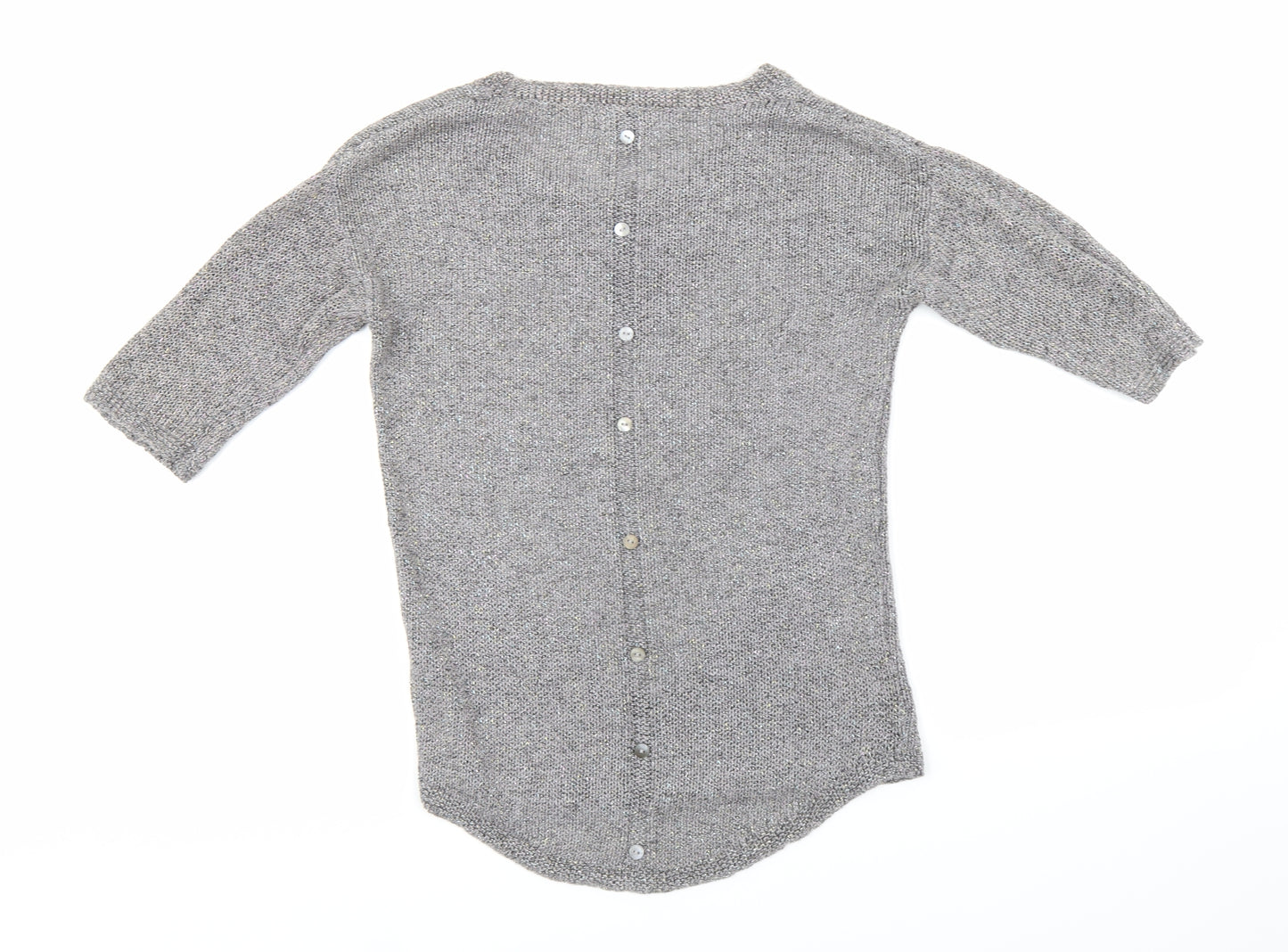 NEXT Womens Grey  Knit Pullover Jumper Size 6