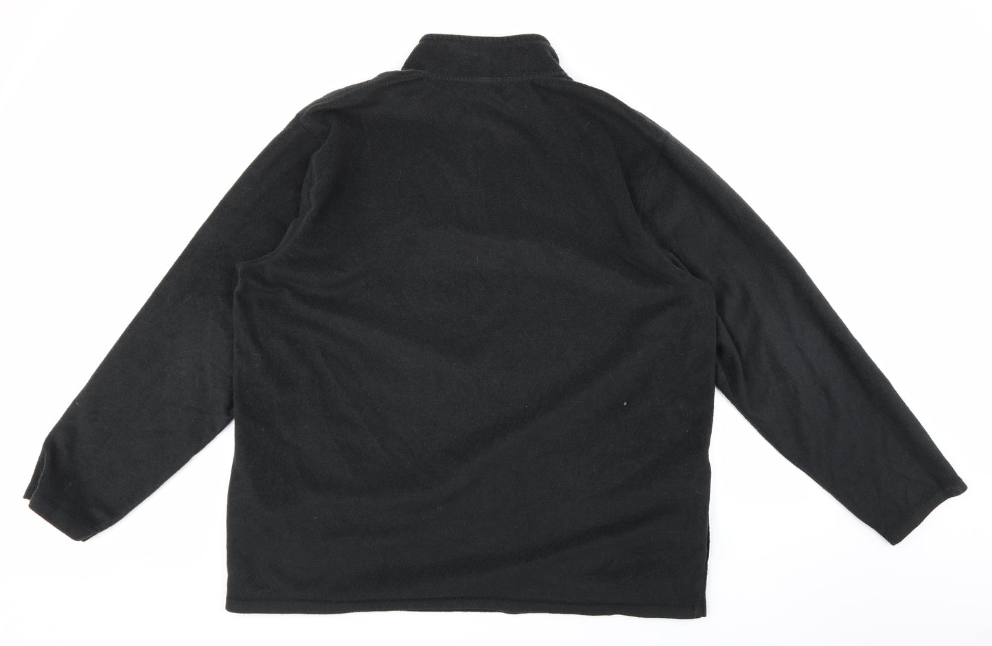 Preworn Mens Black  Fleece Pullover Sweatshirt Size 3XL