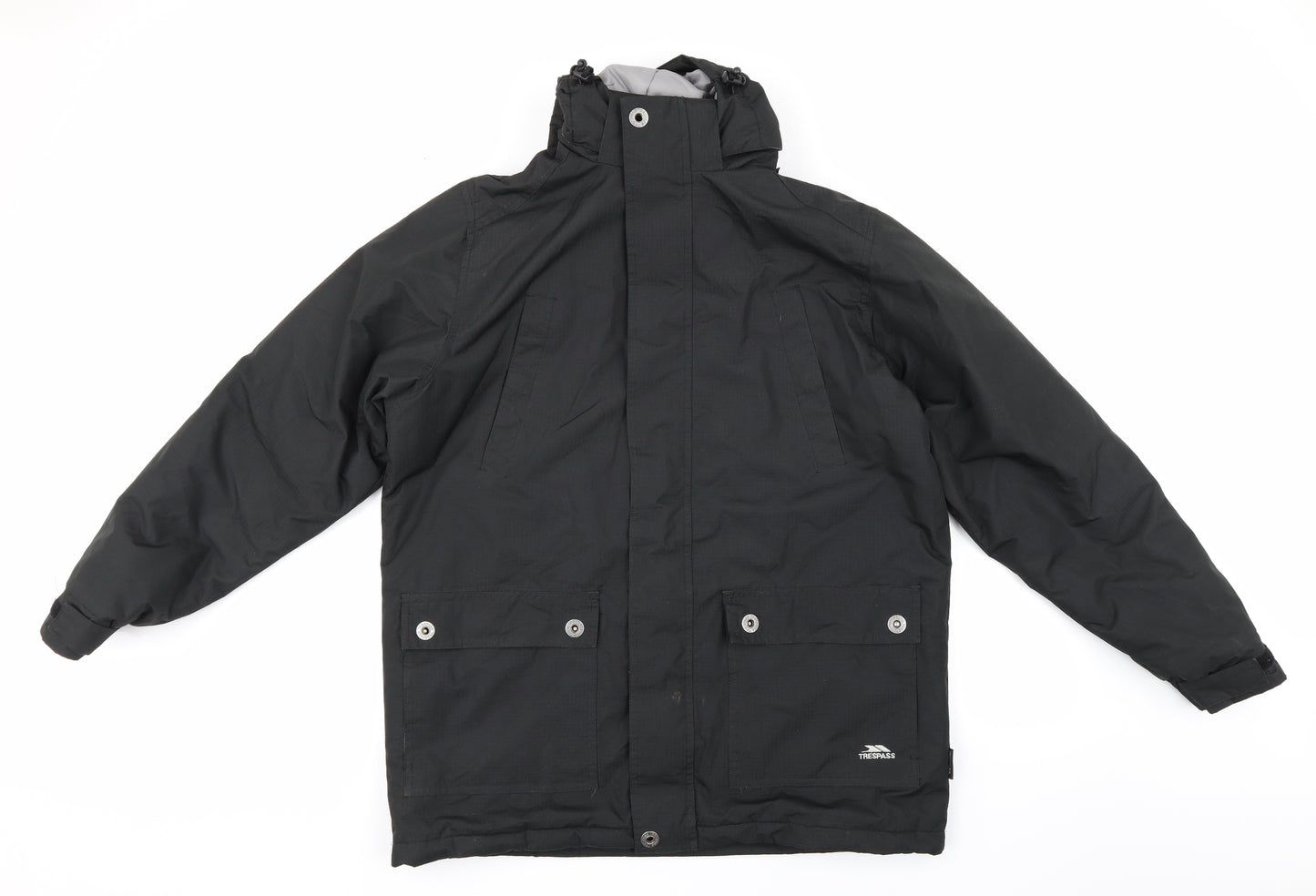 Trespass Mens Black   Jacket Coat Size L