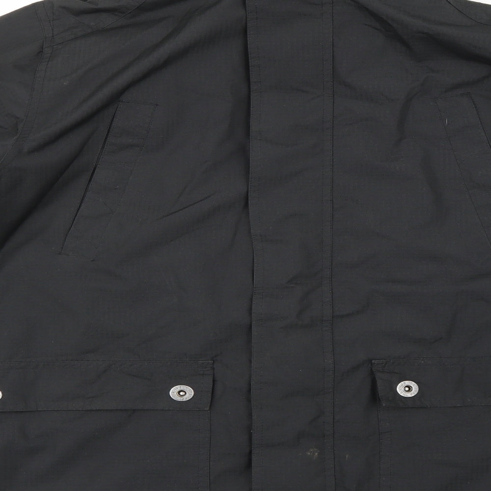 Trespass Mens Black   Jacket Coat Size L