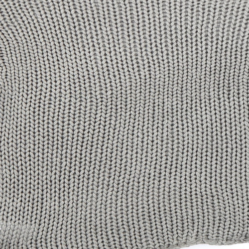 H&M Womens Grey  Knit Pullover Jumper Size M