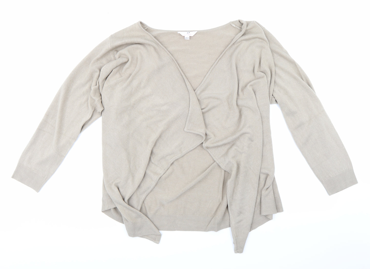 Julipa Womens Beige  Knit Cardigan Jumper Size 24