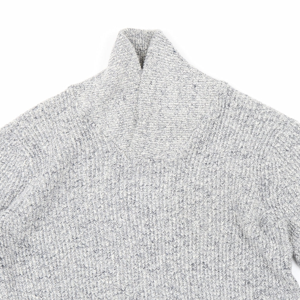 NEXT Mens Grey  Knit Pullover Jumper Size L