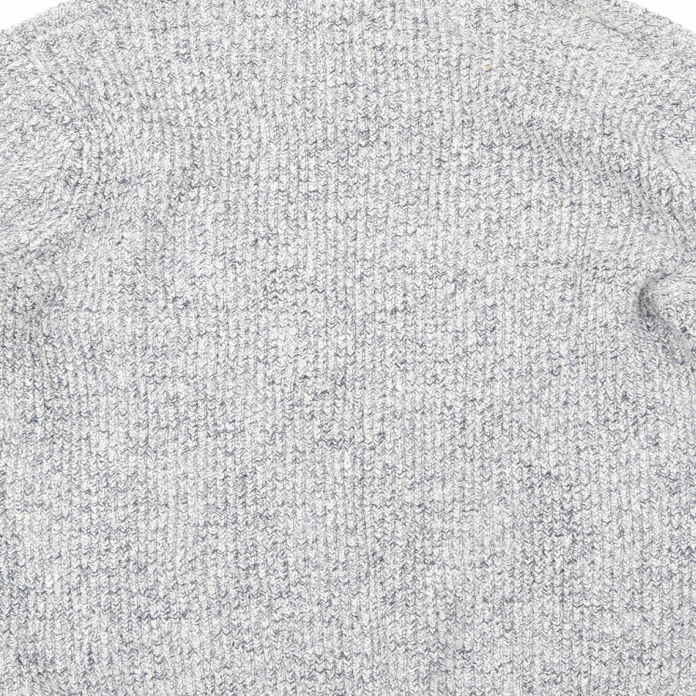 NEXT Mens Grey  Knit Pullover Jumper Size L