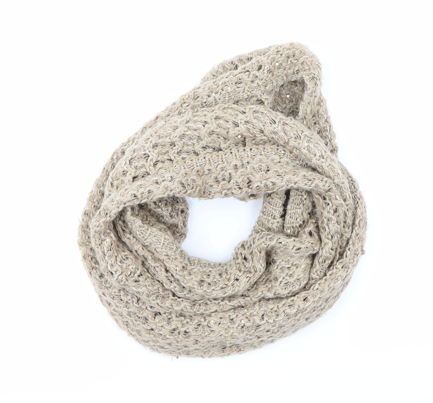 Rocha John Rocha Womens Brown  Knit  Scarf