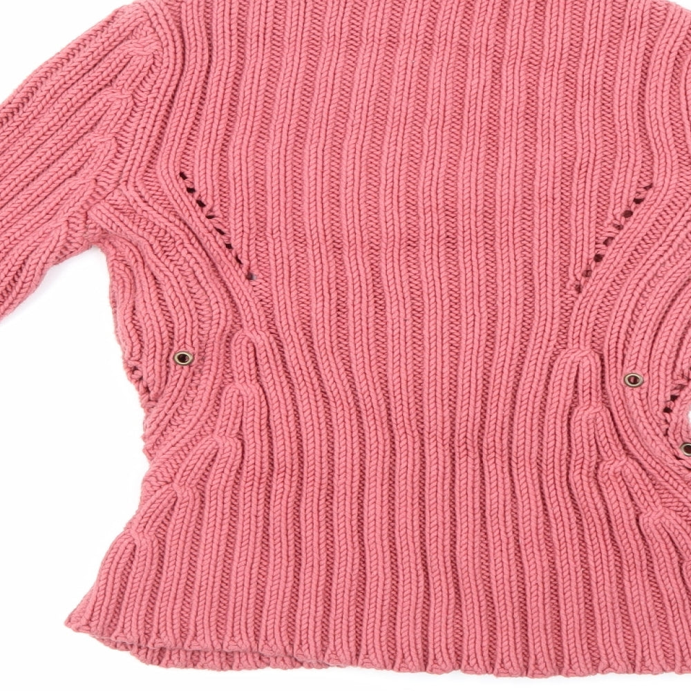 Marella Womens Pink  Knit Pullover Jumper Size S