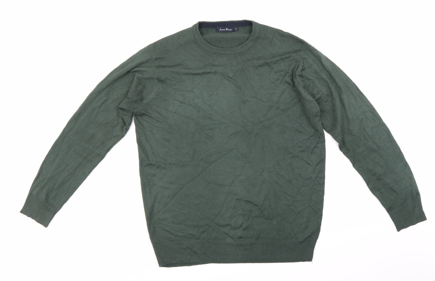 James Pringle Mens Green  Knit Pullover Jumper Size M