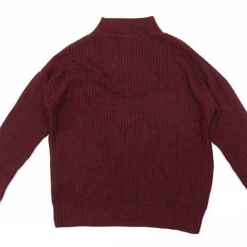 Primark Womens Purple  Knit Pullover Jumper Size M