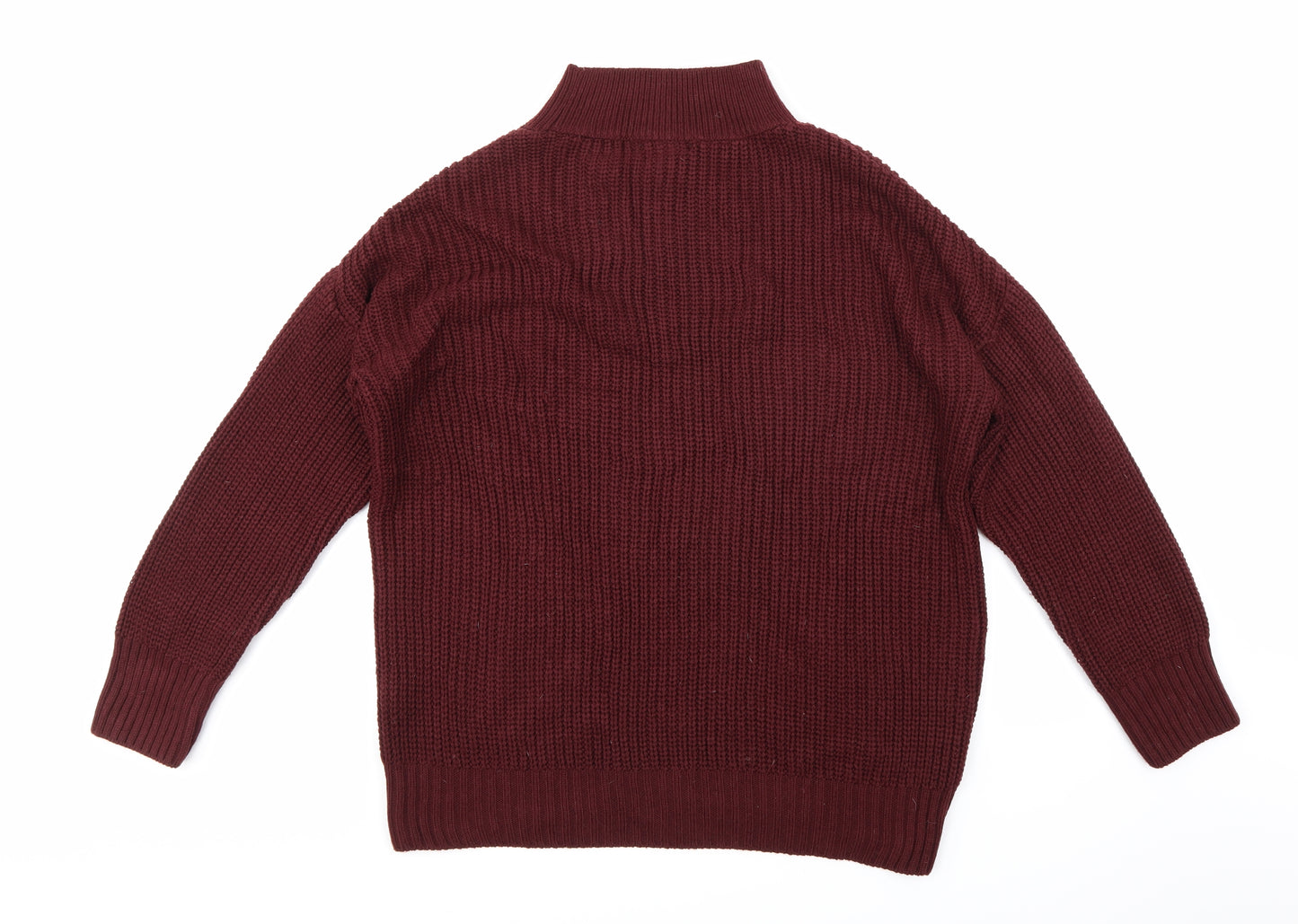 Primark Womens Purple  Knit Pullover Jumper Size M