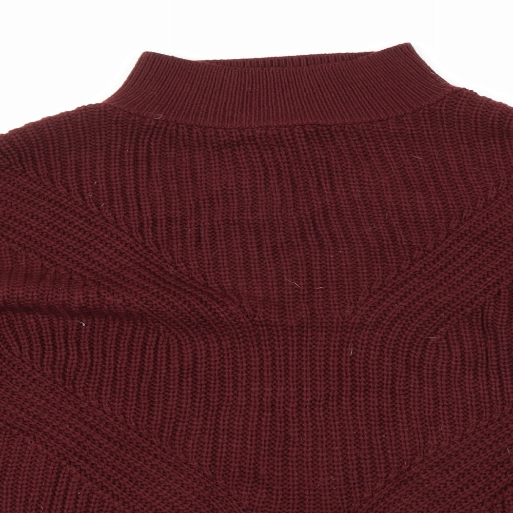 Primark Womens Purple  Knit Pullover Jumper Size M