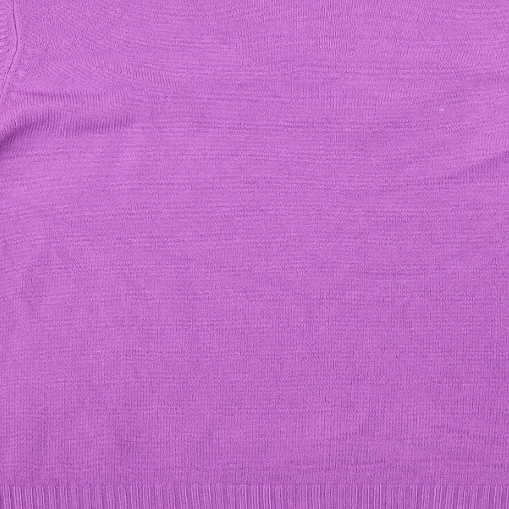 BHS Womens Purple  Knit Pullover Jumper Size 16