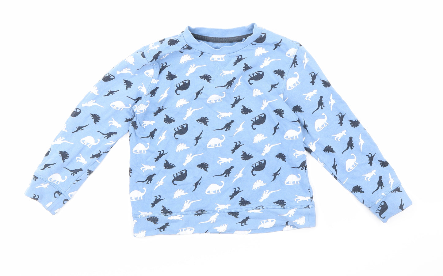 Lily & Dan Boys Blue   Pullover Sweatshirt Size 7-8 Years