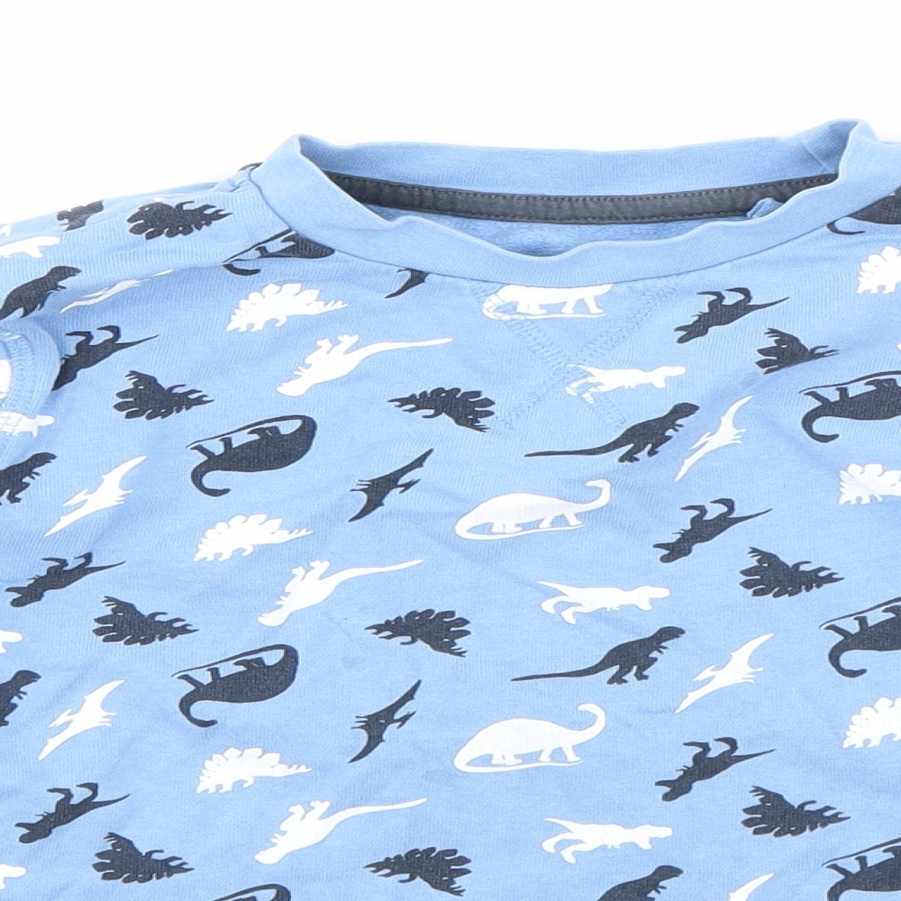 Lily & Dan Boys Blue   Pullover Sweatshirt Size 7-8 Years