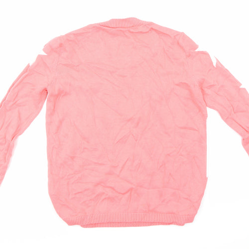 Marks and Spencer Womens Pink  Knit Pullover Jumper Size 6