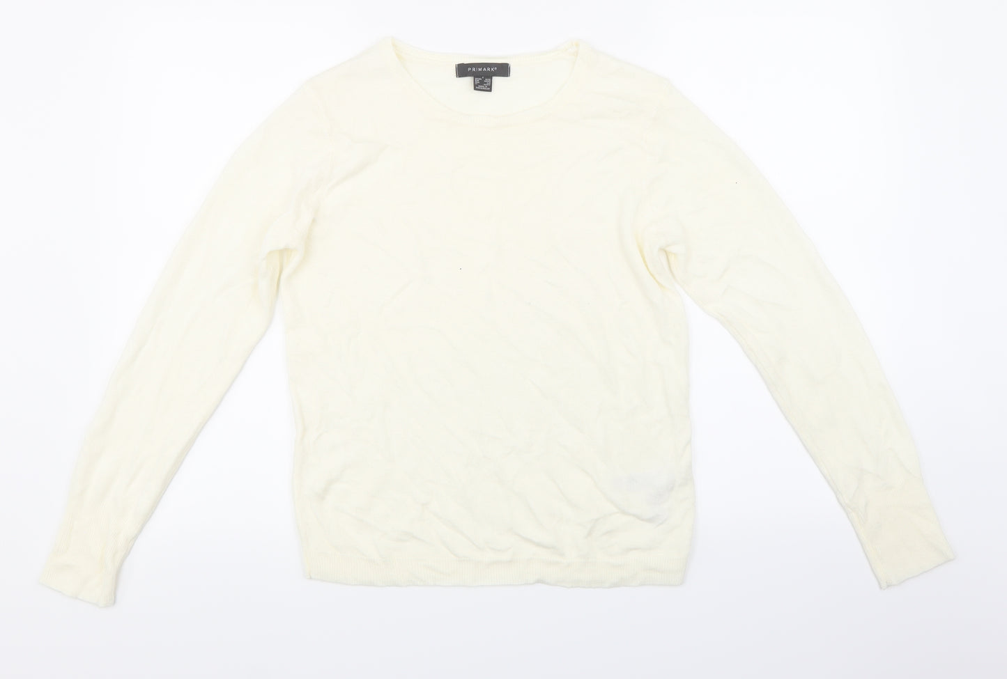 Primark Womens Beige  Knit Pullover Jumper Size S