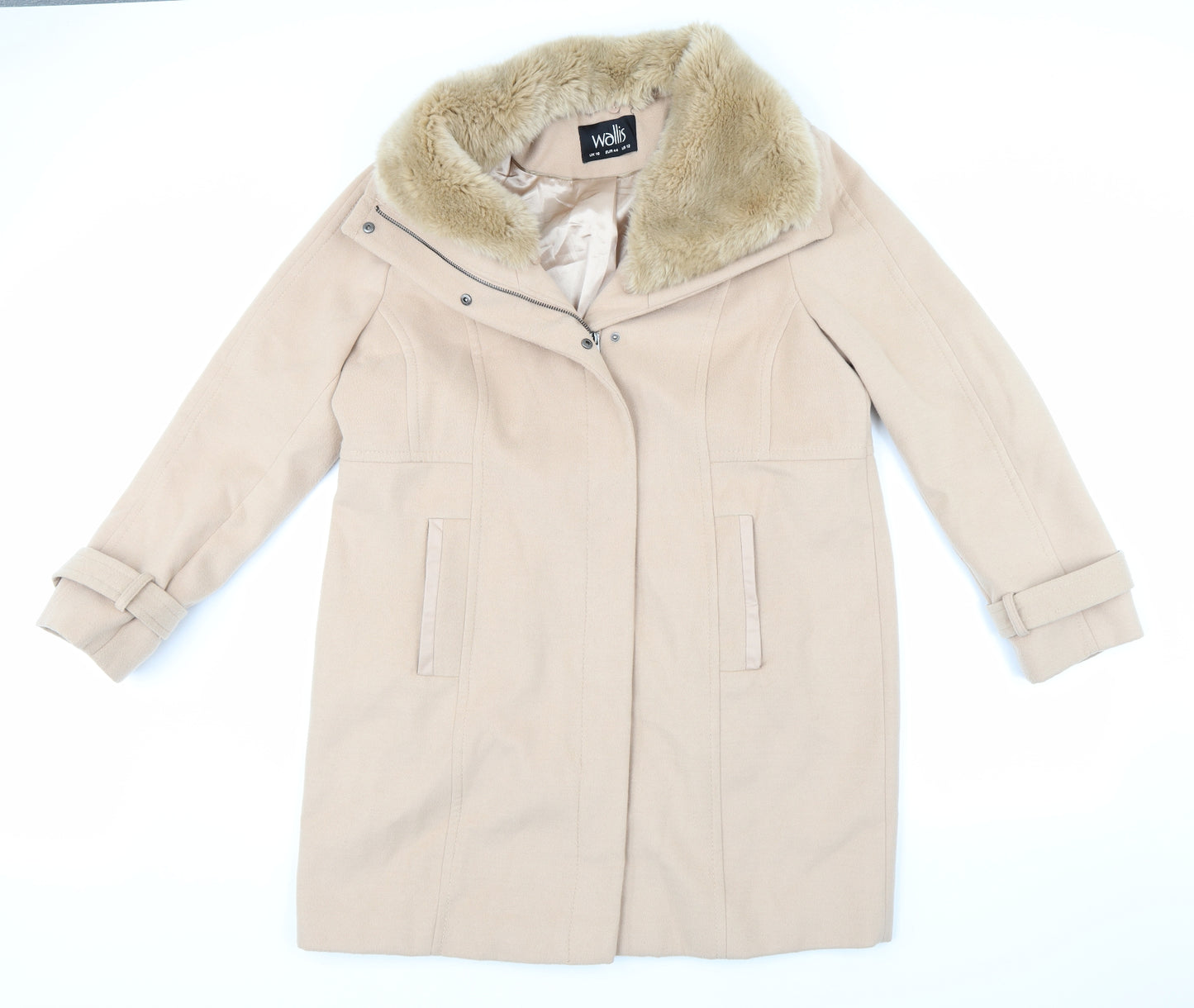 Wallis Womens Pink   Jacket Coat Size 16