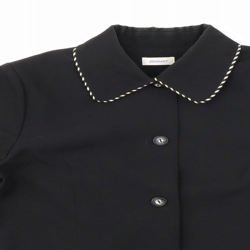Damart Womens Black   Jacket  Size 14