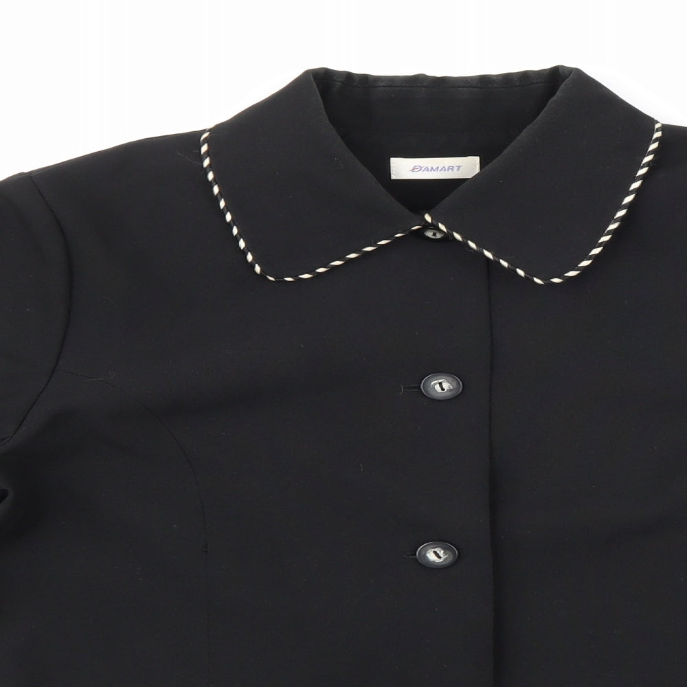 Damart Womens Black   Jacket  Size 14