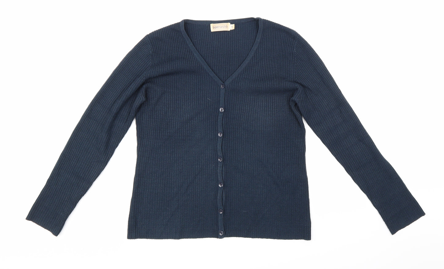 Bonmarché Womens Blue  Knit Cardigan Jumper Size S