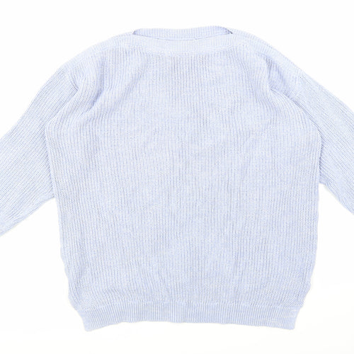 Marks and Spencer Womens Blue  Knit Pullover Jumper Size L