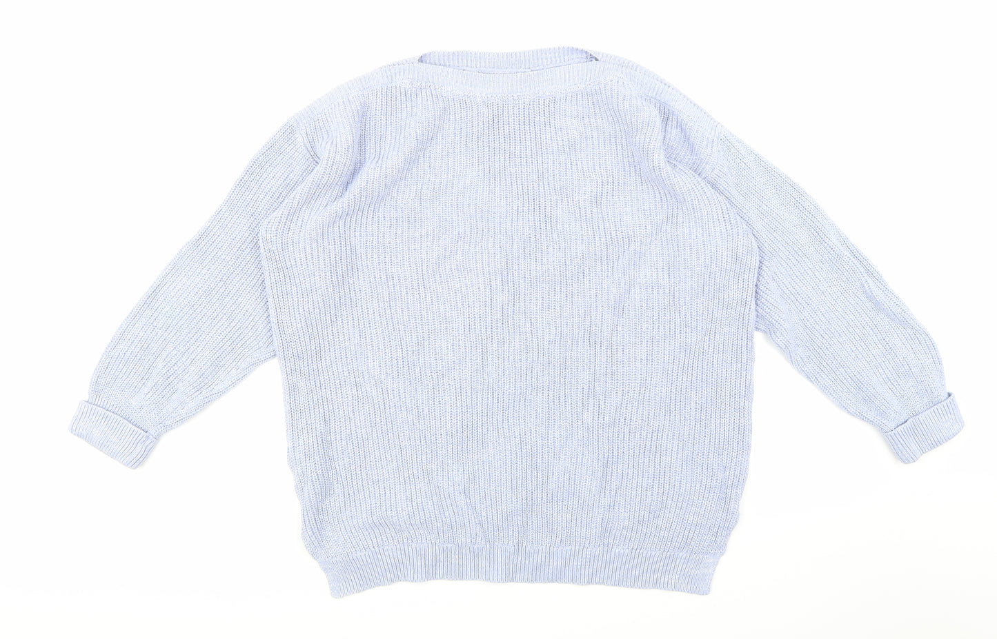 Marks and Spencer Womens Blue  Knit Pullover Jumper Size L