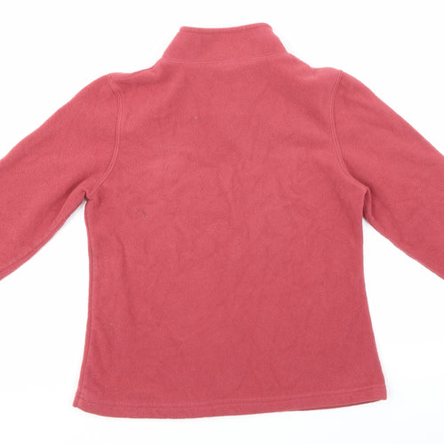 Preworn Womens Pink  Fleece Pullover Sweatshirt Size S