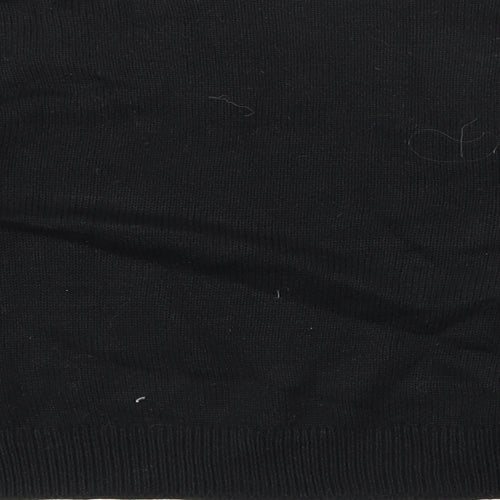 H&M Womens Black  Knit Pullover Jumper Size S